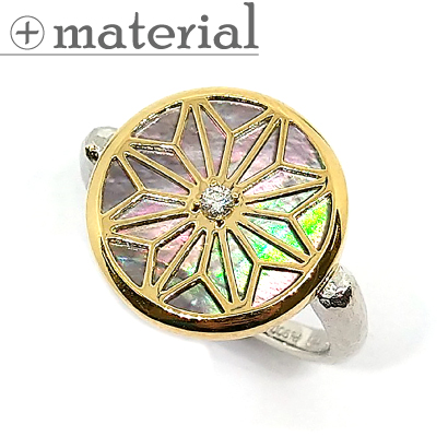 幻想的な麻の葉リング