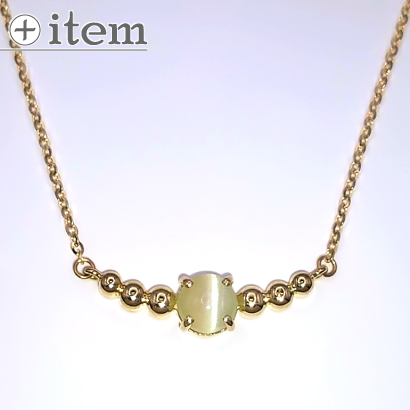 シンプルぽこぽこネックレス