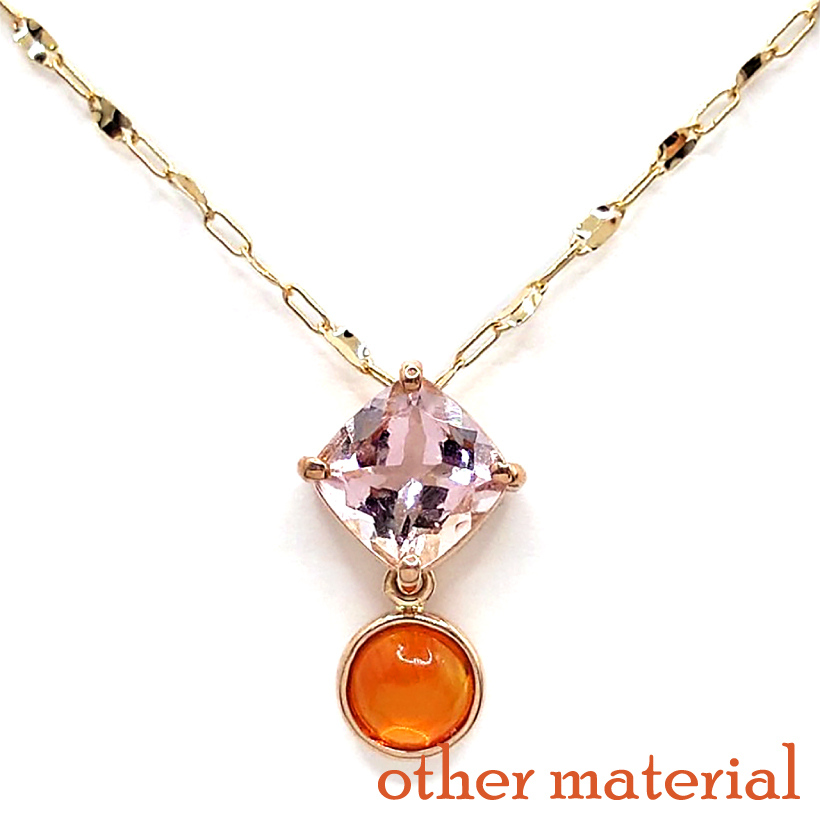 モルガナイト&スタールビーのピンクネックレス – 柳澤商会 ジュエリー