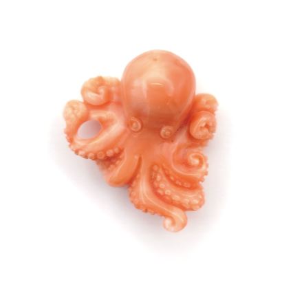 なんてファンキーな珊瑚彫刻！